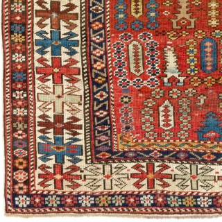 Antique Caucasian Shirvan Prayer Rug