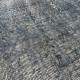 Abstract Distressed Vintage Turkish Rug. Over-Dyed in light Blue Color Abstract Distressed Vintage Turkish Rug. Over-Dyed in light Blue Color