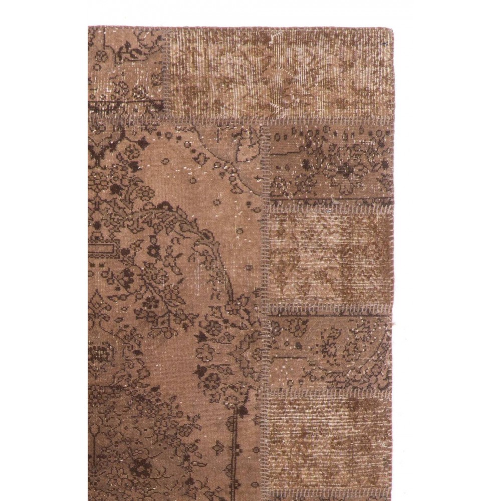 Vintage Turkish Rugs Reimagined, Terracotta Color, Custom Options Available