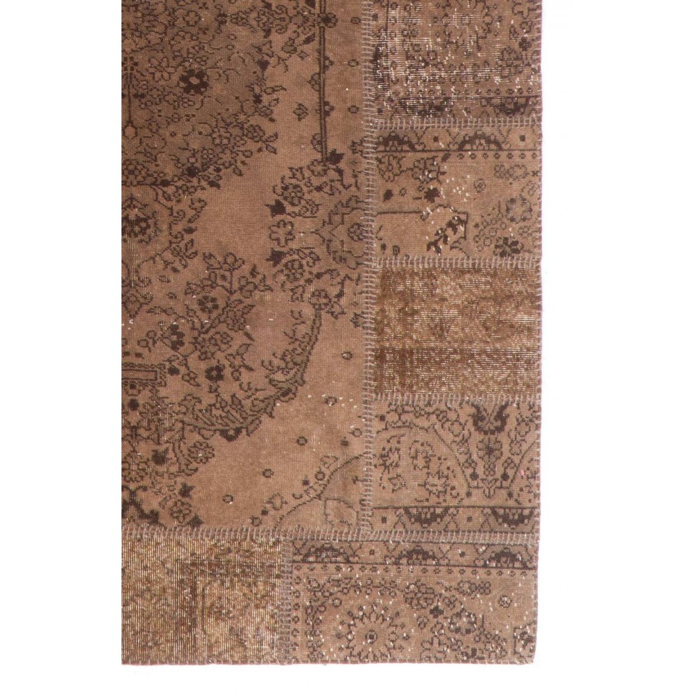 Vintage Turkish Rugs Reimagined, Terracotta Color, Custom Options Available