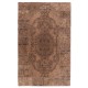 Vintage Turkish Rugs Reimagined, Terracotta Color, Custom Options Available