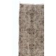 Gray Color OVERDYED Handmade Vintage Turkish Rug Gray Color OVERDYED Handmade Vintage Turkish Rug