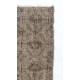 Gray Color OVERDYED Handmade Vintage Turkish Rug Gray Color OVERDYED Handmade Vintage Turkish Rug