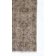 Gray Color OVERDYED Handmade Vintage Turkish Rug Gray Color OVERDYED Handmade Vintage Turkish Rug