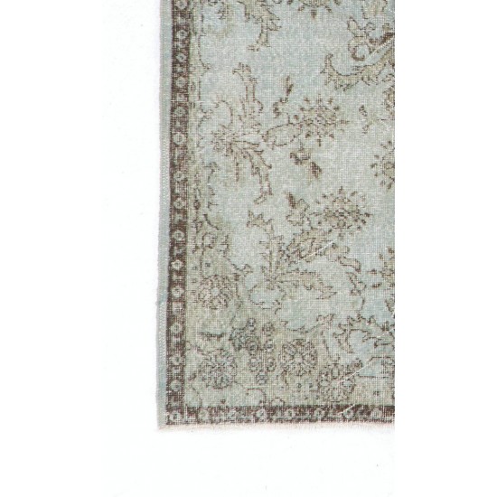 Gray Color OVERDYED Handmade Vintage Turkish Rug Gray Color OVERDYED Handmade Vintage Turkish Rug