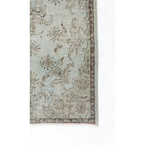 Gray Color OVERDYED Handmade Vintage Turkish Rug Gray Color OVERDYED Handmade Vintage Turkish Rug