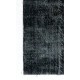 Black Color OVERDYED Distressed Vintage Turkish Rug Black Color OVERDYED Distressed Vintage Turkish Rug