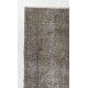 Gray Color OVERDYED Handmade Vintage Turkish Rug Gray Color OVERDYED Handmade Vintage Turkish Rug