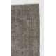 Gray Color OVERDYED Handmade Vintage Turkish Rug Gray Color OVERDYED Handmade Vintage Turkish Rug