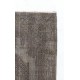 Gray Color OVERDYED Handmade Vintage Turkish Rug Gray Color OVERDYED Handmade Vintage Turkish Rug