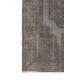 Gray Color OVERDYED Handmade Vintage Turkish Rug Gray Color OVERDYED Handmade Vintage Turkish Rug