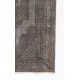 Gray Color OVERDYED Handmade Vintage Turkish Rug Gray Color OVERDYED Handmade Vintage Turkish Rug
