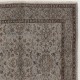 Modern Gray Accent Rug, Floral Design Handmade Turkish Carpet Modern Gray Accent Rug, Floral Design Handmade Turkish Carpet