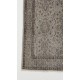 Modern Gray Accent Rug, Floral Design Handmade Turkish Carpet