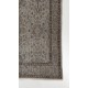 Modern Gray Accent Rug, Floral Design Handmade Turkish Carpet