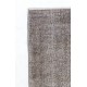 Gray Color OVERDYED Handmade Vintage Turkish Rug Gray Color OVERDYED Handmade Vintage Turkish Rug