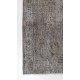 Gray Color OVERDYED Handmade Vintage Turkish Rug