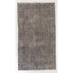 Gray Color OVERDYED Handmade Vintage Turkish Rug Gray Color OVERDYED Handmade Vintage Turkish Rug