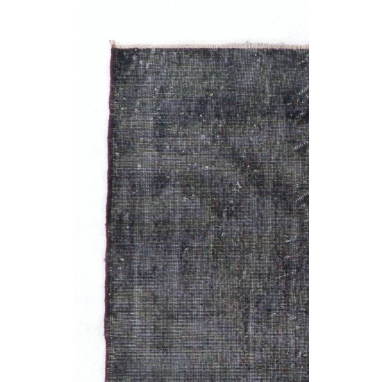 Gray Color OVERDYED Handmade Vintage Turkish Rug Gray Color OVERDYED Handmade Vintage Turkish Rug