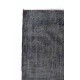 Gray Color OVERDYED Handmade Vintage Turkish Rug Gray Color OVERDYED Handmade Vintage Turkish Rug