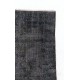 Gray Color OVERDYED Handmade Vintage Turkish Rug Gray Color OVERDYED Handmade Vintage Turkish Rug