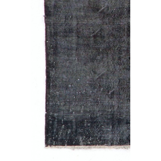 Gray Color OVERDYED Handmade Vintage Turkish Rug Gray Color OVERDYED Handmade Vintage Turkish Rug
