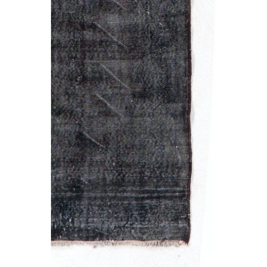 Gray Color OVERDYED Handmade Vintage Turkish Rug Gray Color OVERDYED Handmade Vintage Turkish Rug