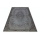 Contemporary Handmade Turkish Area Rug in Gray Color