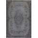 Contemporary Handmade Turkish Area Rug in Gray Color