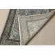 Modern Handmade Upcycled Turkish Rug in Gray Color