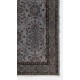 Modern Handmade Upcycled Turkish Rug in Gray Color