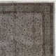 Modern Handmade Upcycled Turkish Rug in Gray Color
