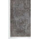 Gray Color OVERDYED Handmade Vintage Turkish Rug Gray Color OVERDYED Handmade Vintage Turkish Rug