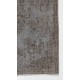 Gray Color OVERDYED Handmade Vintage Turkish Rug Gray Color OVERDYED Handmade Vintage Turkish Rug