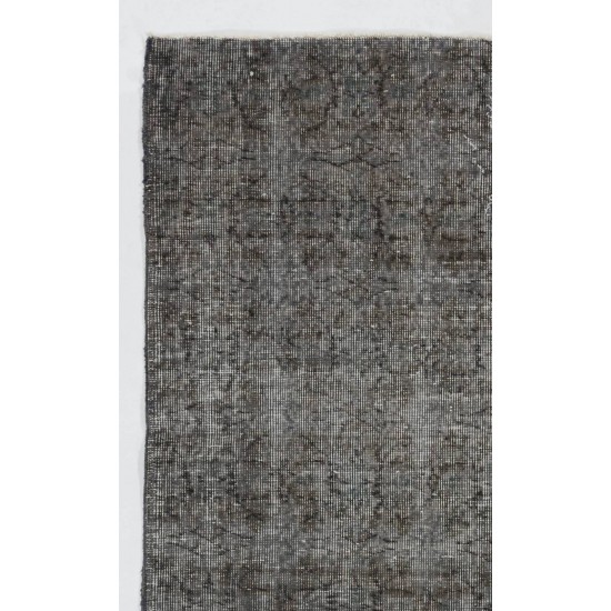 Gray Color OVERDYED Handmade Vintage Turkish Rug Gray Color OVERDYED Handmade Vintage Turkish Rug