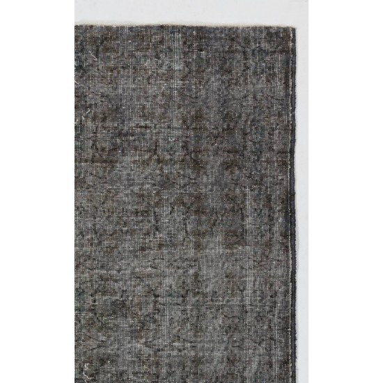 Gray Color OVERDYED Handmade Vintage Turkish Rug Gray Color OVERDYED Handmade Vintage Turkish Rug