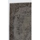 Gray Color OVERDYED Handmade Vintage Turkish Rug Gray Color OVERDYED Handmade Vintage Turkish Rug