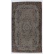 Gray Color OVERDYED Handmade Vintage Turkish Rug Gray Color OVERDYED Handmade Vintage Turkish Rug