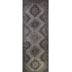 Gray Color OVERDYED Handmade Vintage Turkish Runner Gray Color OVERDYED Handmade Vintage Turkish Runner