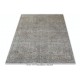 Modern Handmade Turkish Wool Area Rug Overdyed in Gray Color