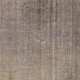 Distressed Vintage Handmade Turkish Rug Over-dyed in Gray Color. Woolen Floor Covering