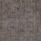 Gray Color Overdyed Handmade Vintage Turkish Rug