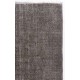 Gray Color OVERDYED Handmade Vintage Turkish Rug Gray Color OVERDYED Handmade Vintage Turkish Rug