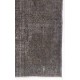 Gray Color OVERDYED Handmade Vintage Turkish Rug Gray Color OVERDYED Handmade Vintage Turkish Rug