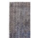 Gray Color OVERDYED Handmade Vintage Turkish Rug. Great 4 Modern Interiors