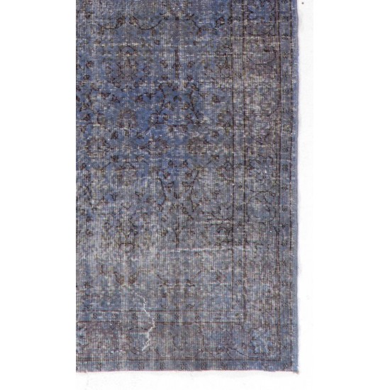 Gray Color OVERDYED Handmade Vintage Turkish Rug. Great 4 Modern Interiors