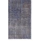 Gray Color Overdyed Handmade Vintage Turkish Rug. Great 4 Modern Interiors