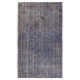 Gray Color OVERDYED Handmade Vintage Turkish Rug. Great 4 Modern Interiors