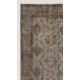Gray Color OVERDYED Handmade Vintage Turkish Rug Gray Color OVERDYED Handmade Vintage Turkish Rug