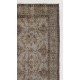 Gray Color OVERDYED Handmade Vintage Turkish Rug Gray Color OVERDYED Handmade Vintage Turkish Rug